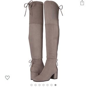 Sam Edelman OTK boots in Grey Frost